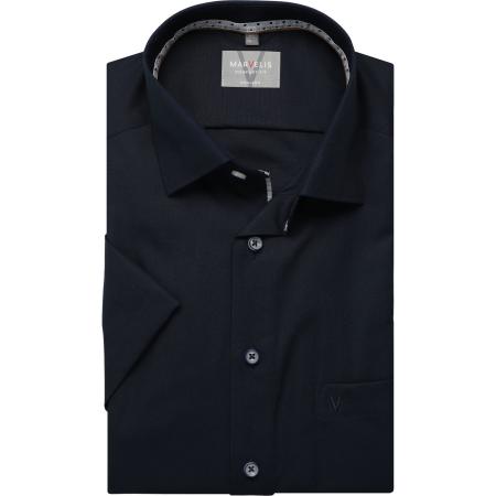 Marvelis Overhemd Korte mouw marine