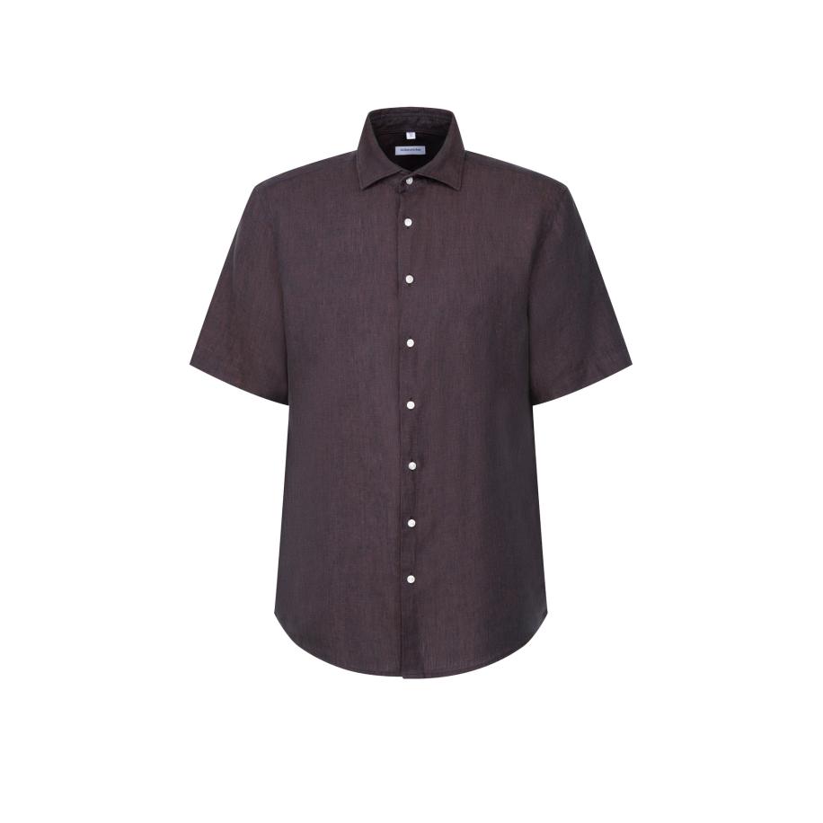 Seidensticker SEIDENSTICKER Zakelijk overhemd chocoladebruin -
