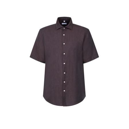 Seidensticker SEIDENSTICKER Zakelijk overhemd chocoladebruin