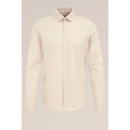 Fundamentals heren anti-odour overhemd met stretch - Slim Fit - Beige - Katoen - Maat: XL