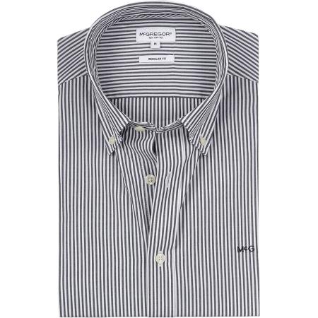 McGregor Overhemd Poplin Streep Navy