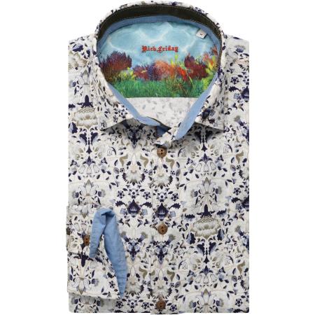 Rich Friday by Jupiter Overhemd wit, Motief