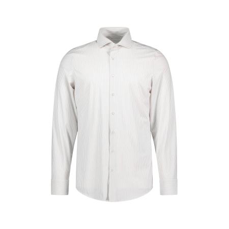 Roy Robson ROY ROBSON Zakelijk overhemd bruin