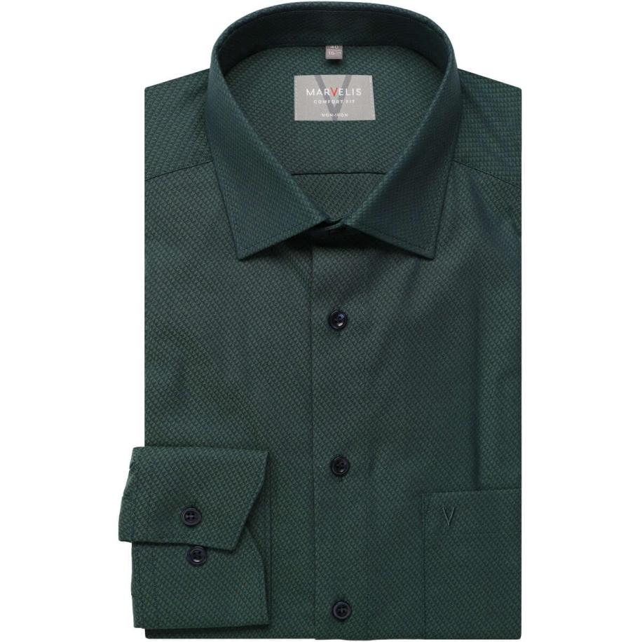 Marvelis Overhemd groen, Faux-uni Groen