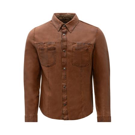 RICANO RICANO Overhemd Das Reverse cognac