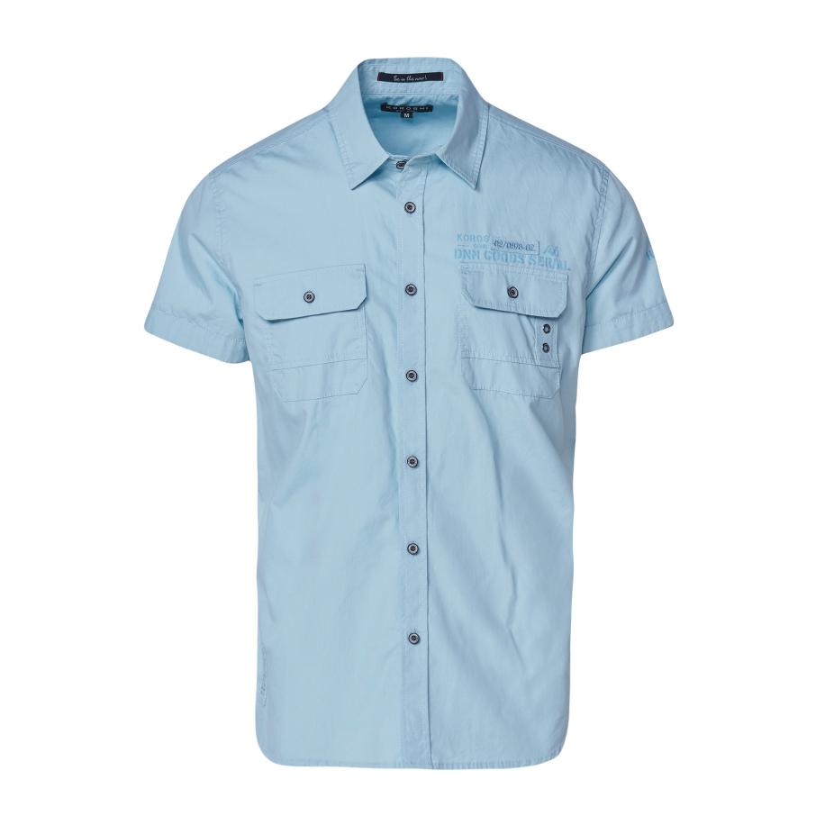 KOROSHI KOROSHI Overhemd lichtblauw -