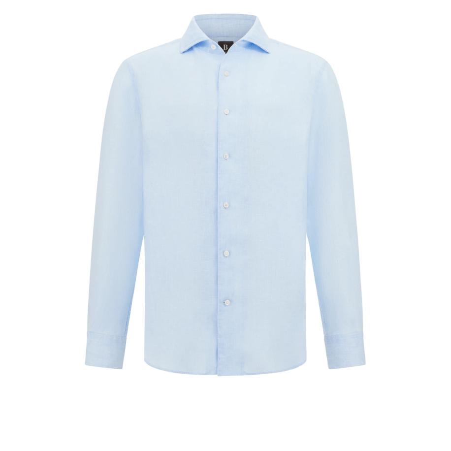 Boggi Milano Overhemd lichtblauw Blauw