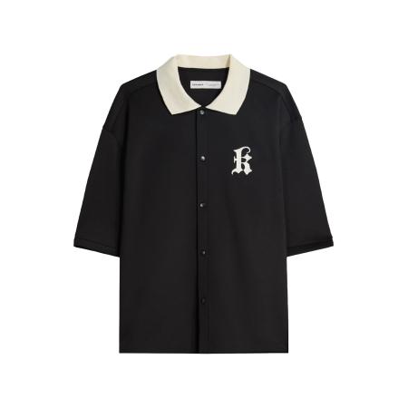 Bershka Bershka Overhemd zwart / wit