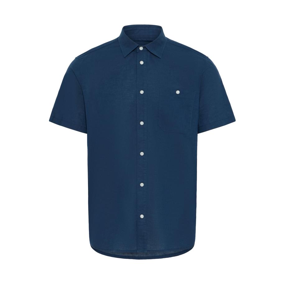 Blend BLEND Overhemd BHBAY LINEN blauw -