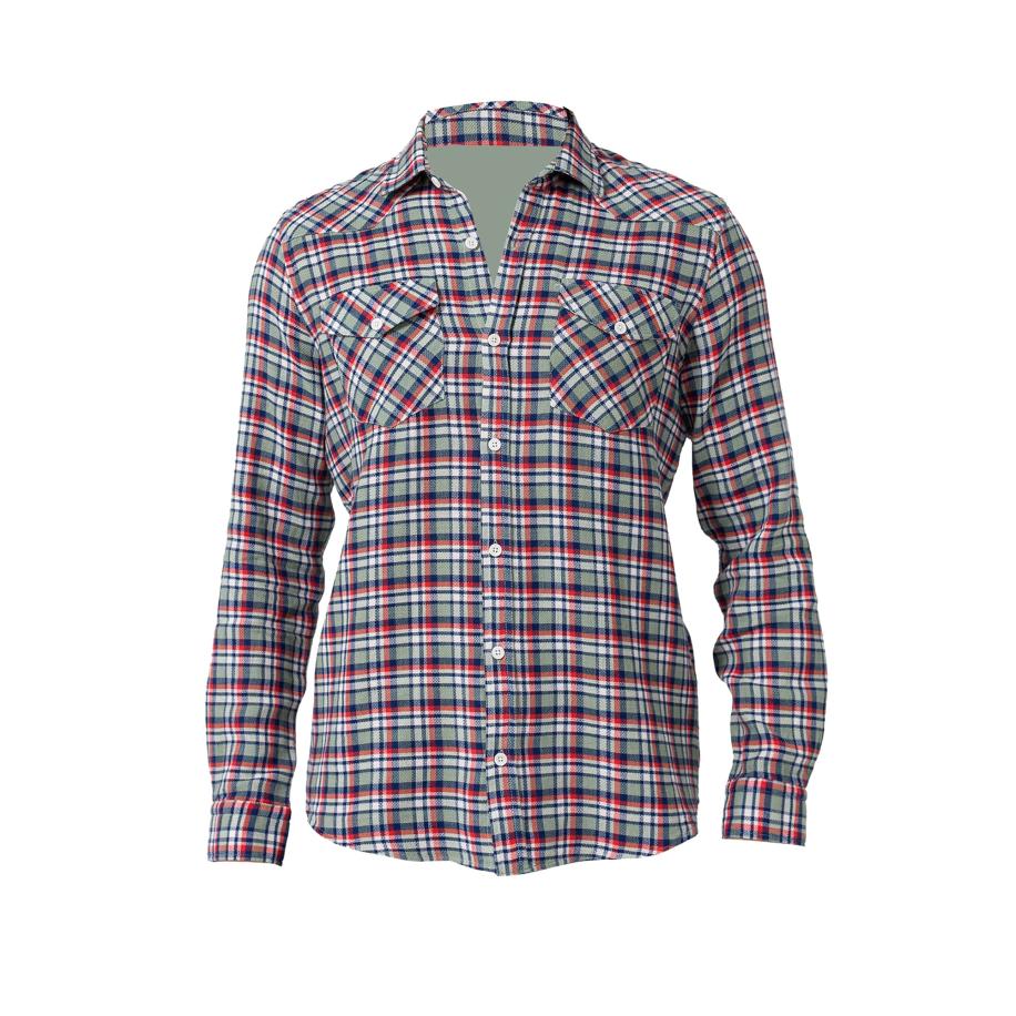 By Diess Collection By Diess Collection Overhemd navy / groen / rood / wit -