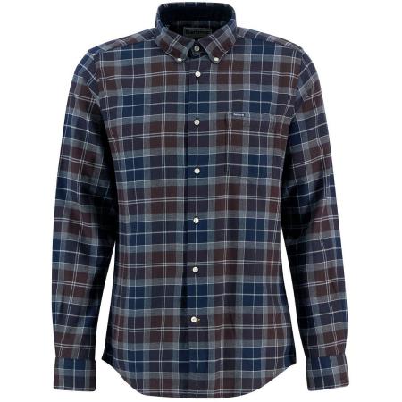 Barbour Fortrose Overhemd Tartan Navy Bruin