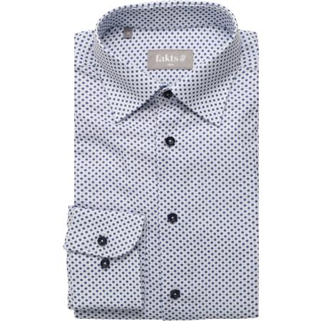 fakts Busy Overhemd blauw, Motief