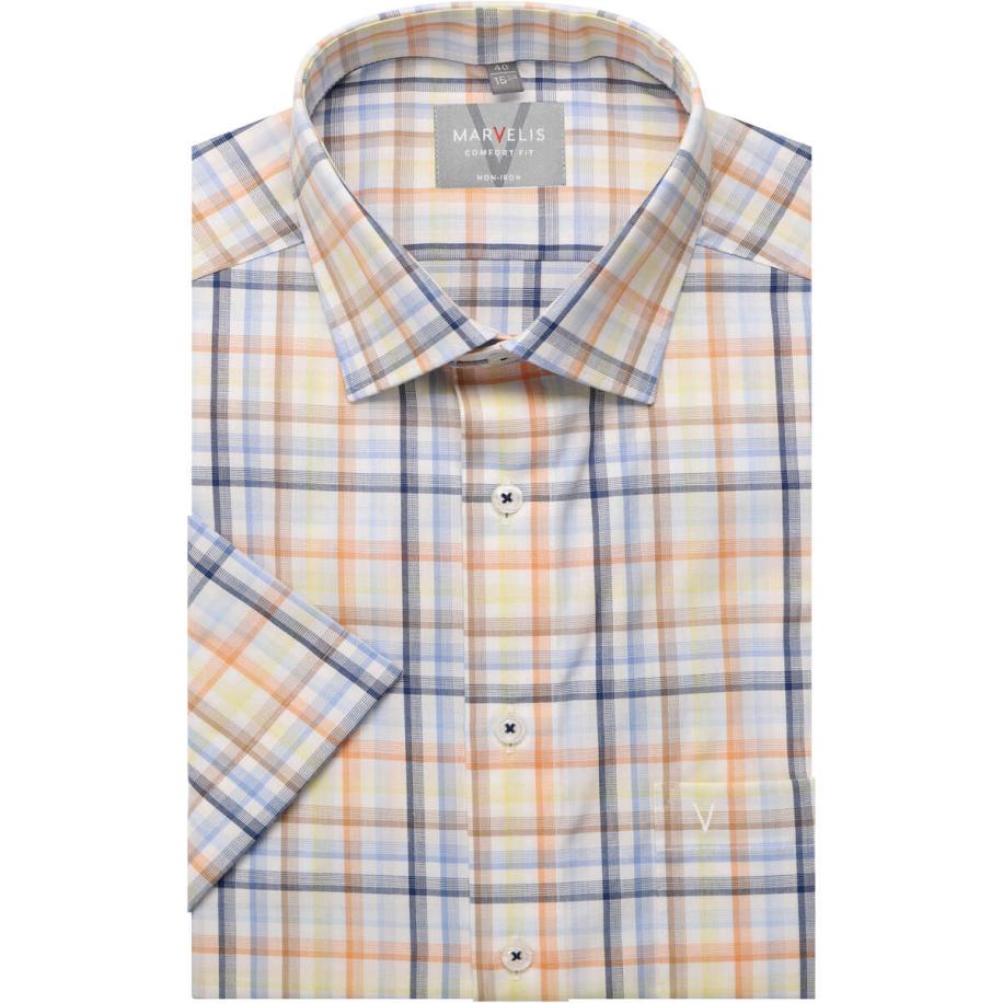 Marvelis Overhemd Korte mouw oranje Oranje