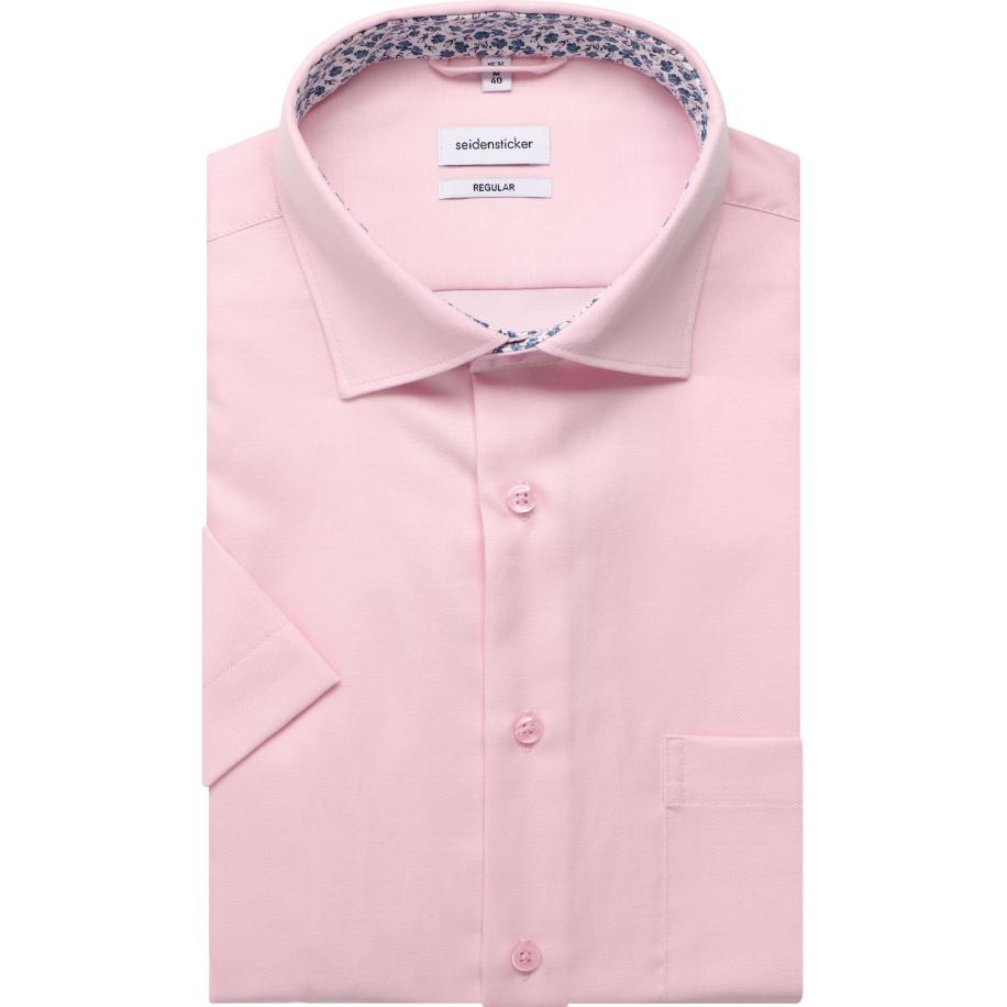 Seidensticker Overhemd Korte mouw roze Roze
