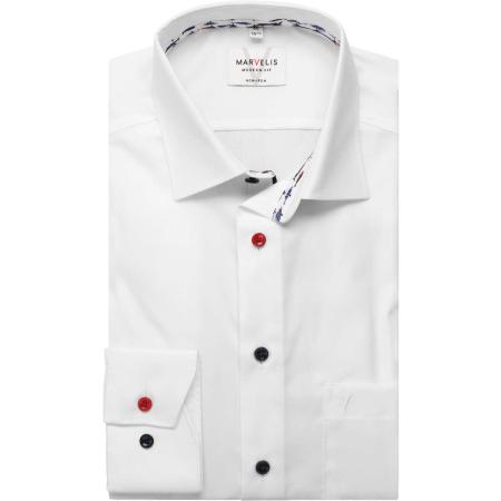 Marvelis Overhemd wit, Effen