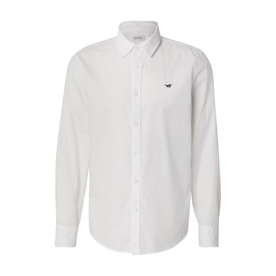 Mustang MUSTANG Overhemd Canton wit -