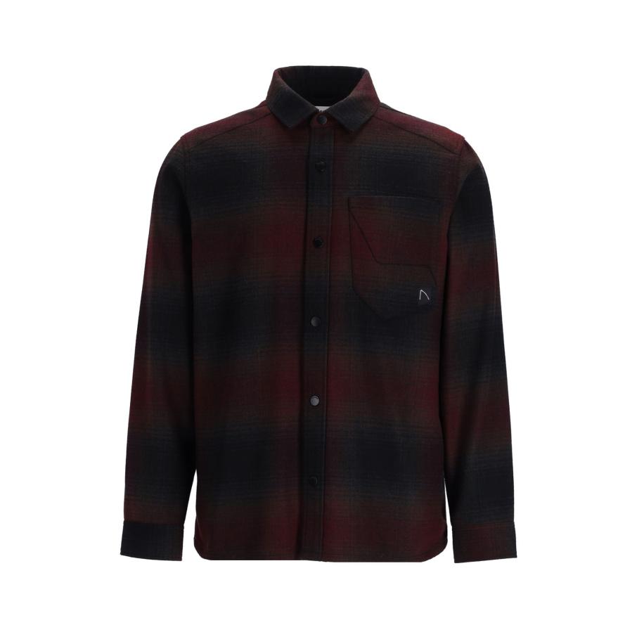 Chasin' CHASIN Overhemd Axel Mick bordeaux / zwart -