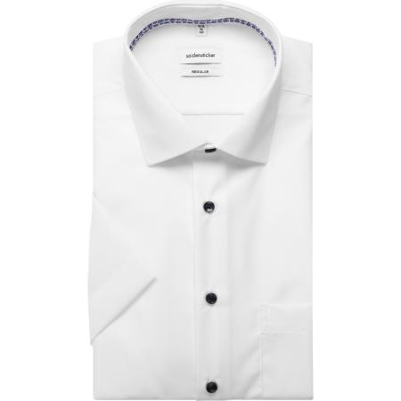 Seidensticker Overhemd Korte mouw wit