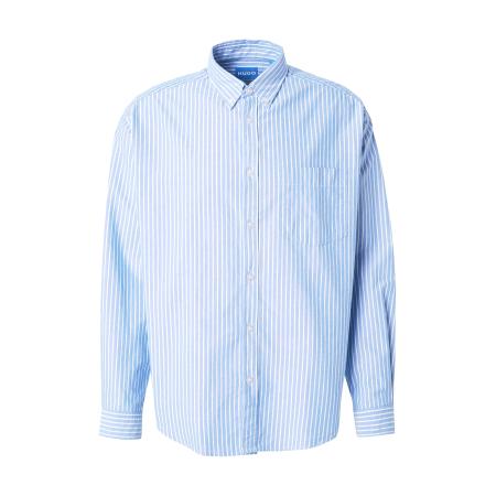 Hackett London Overhemd donkerblauw / wit