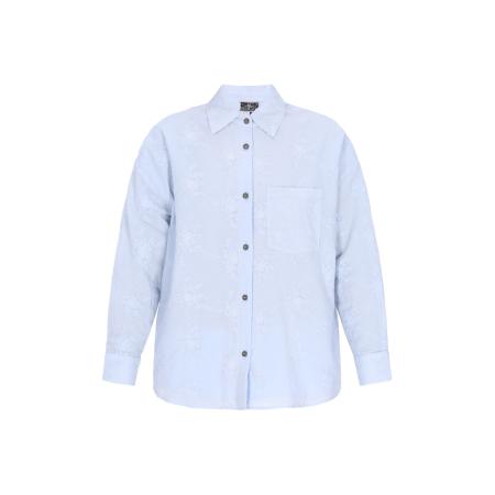 DreiMaster DreiMaster Maritim Blouse lichtblauw