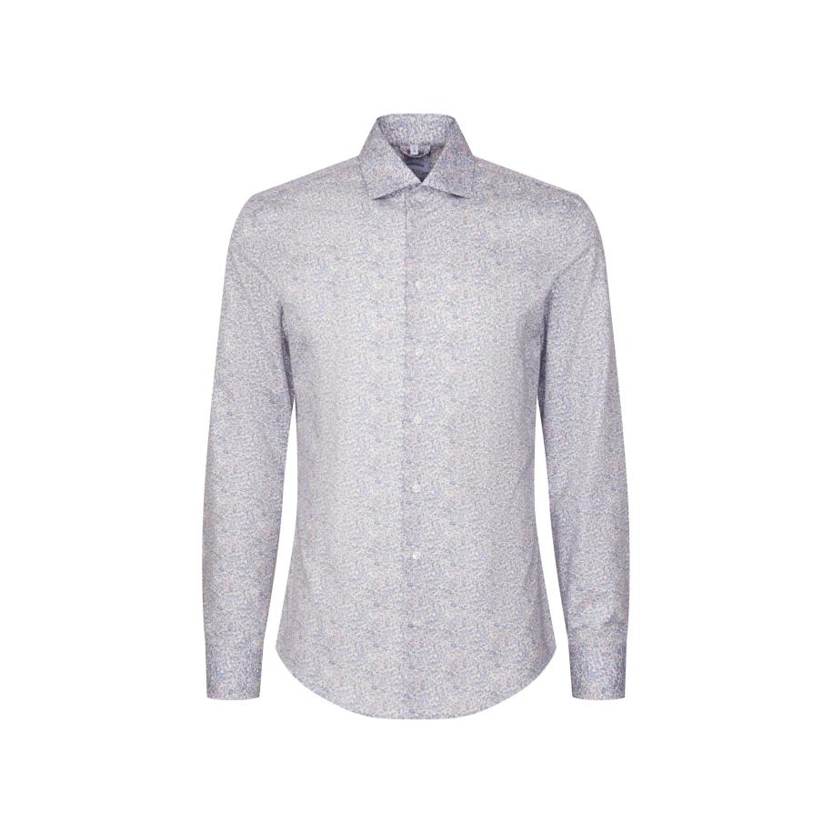 Seidensticker SEIDENSTICKER Zakelijk overhemd Schwarze Rose blauw / grijs / wit -