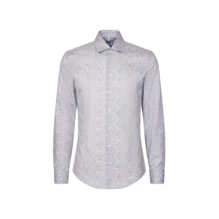 Seidensticker SEIDENSTICKER Zakelijk overhemd Schwarze Rose blauw / grijs / wit