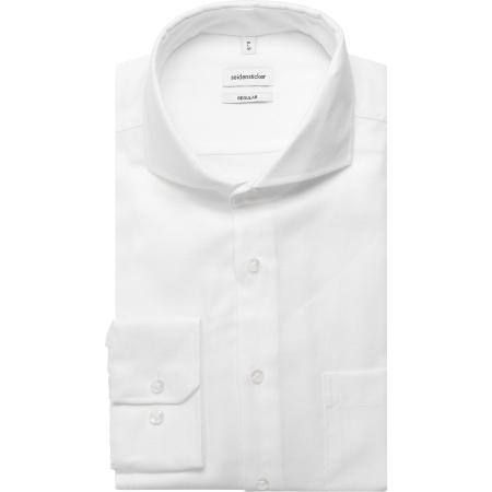 Seidensticker Overhemd wit, Effen