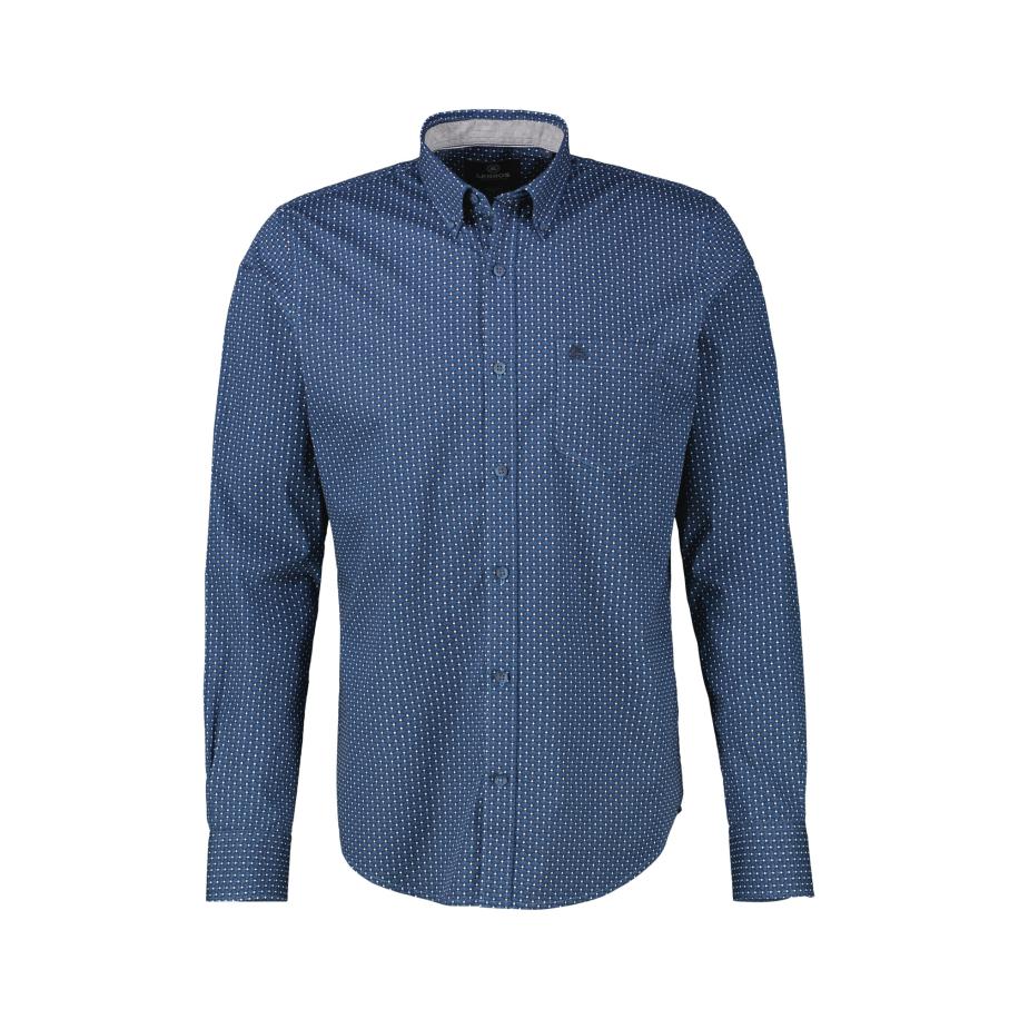 Lerros LERROS Overhemd donkerblauw / wit -