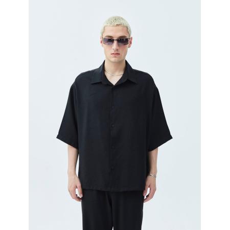 VAMOS CLO Overhemd zwart