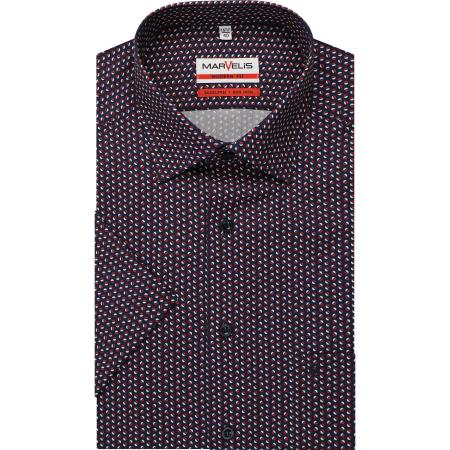 Marvelis Overhemd Korte mouw rood