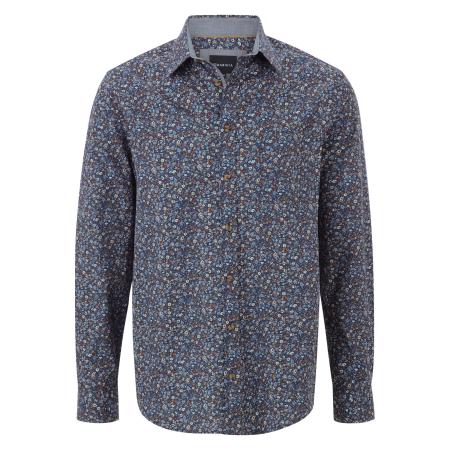 BABISTA Overhemd blauw, Motief