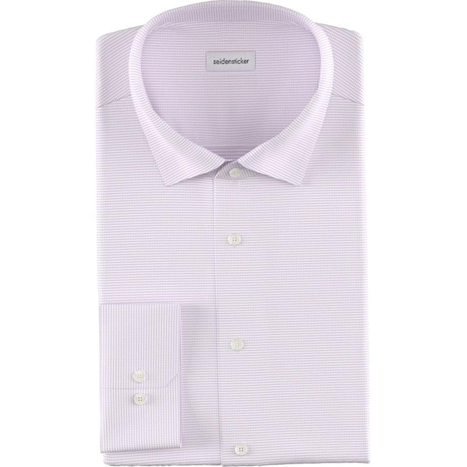 Seidensticker Overhemd lila, Effen Paars