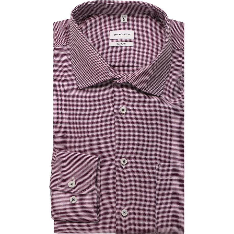 Seidensticker Overhemd roze, Motief Roze