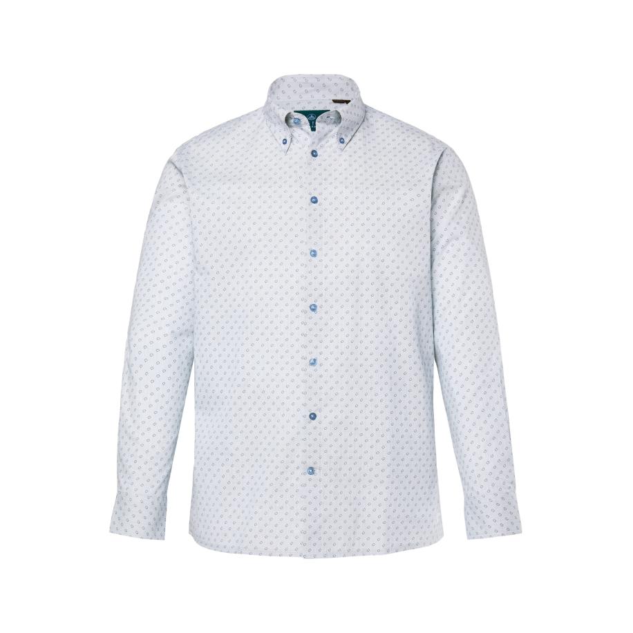 Boston Park Boston Park Overhemd blauw / grijs -