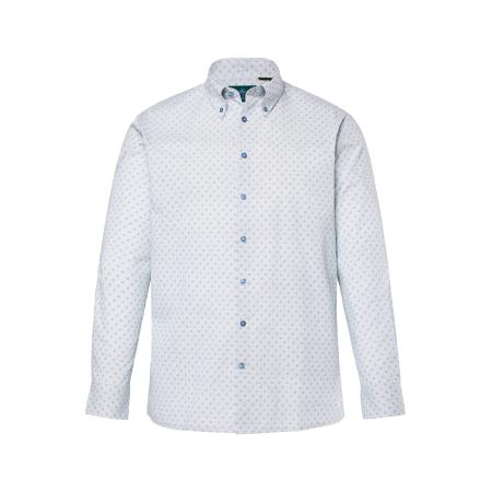 Boston Park Boston Park Overhemd blauw / grijs