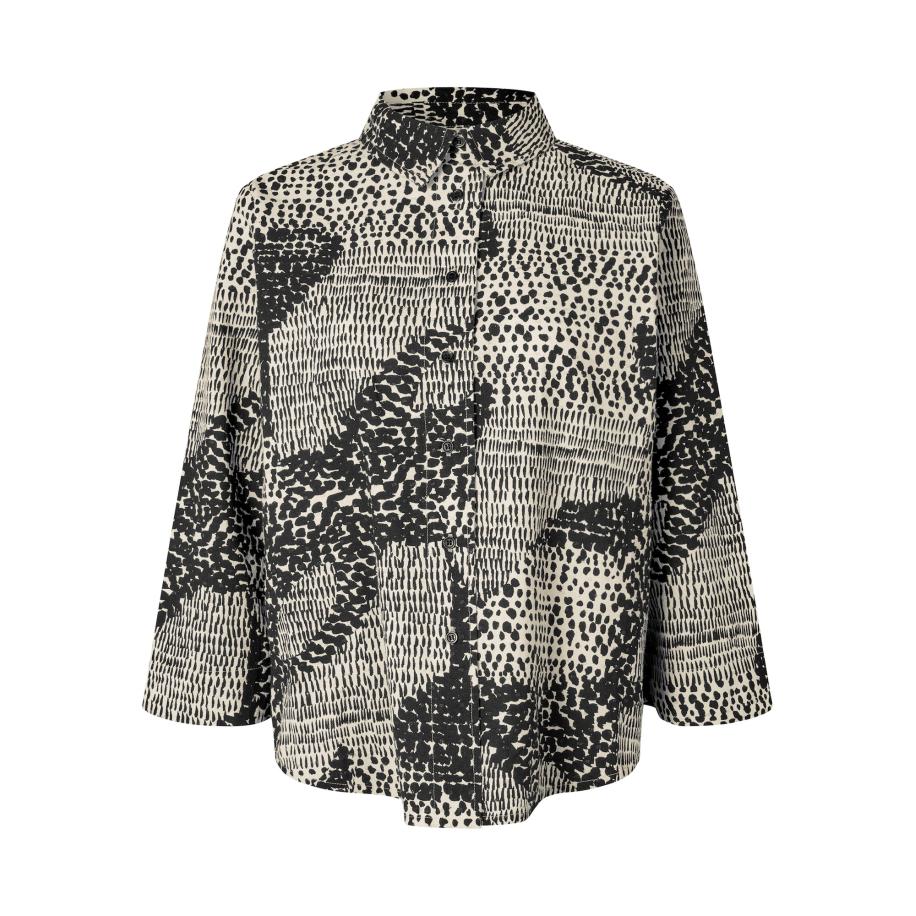 Masai Masai Blouse Drakina beige / zwart -