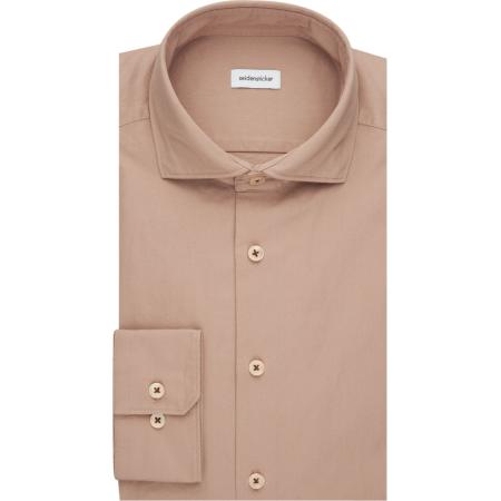 Seidensticker Smart Casual Overhemd beige, Effen