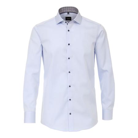 Venti Overhemd blauw, Faux-uni