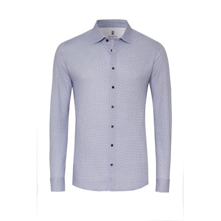 Desoto DESOTO Overhemd blauw / wit