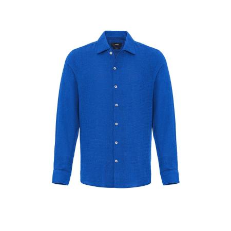 Antioch Antioch Overhemd kobaltblauw