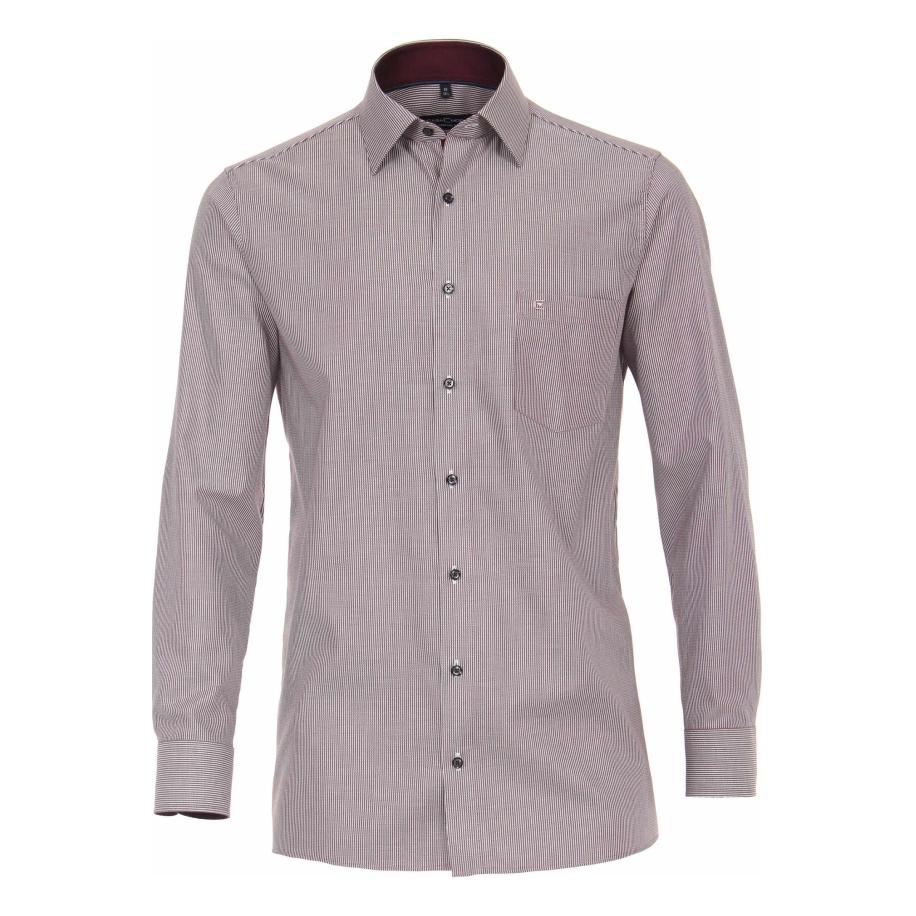 Casa Moda Overhemd rood, Gestreept Rood