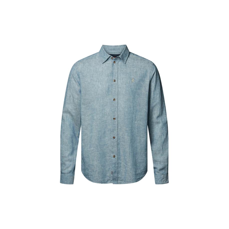 MCS MCS Overhemd Dean smoky blue -