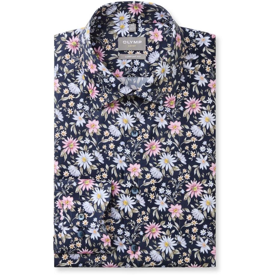 Olymp Luxor Kleurrijke Bloemenprint Roze