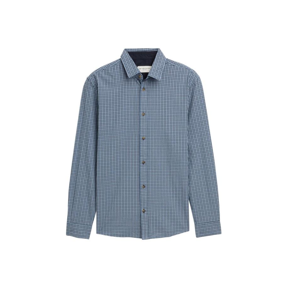 Tom Tailor TOM TAILOR Overhemd navy / lichtblauw / wit -
