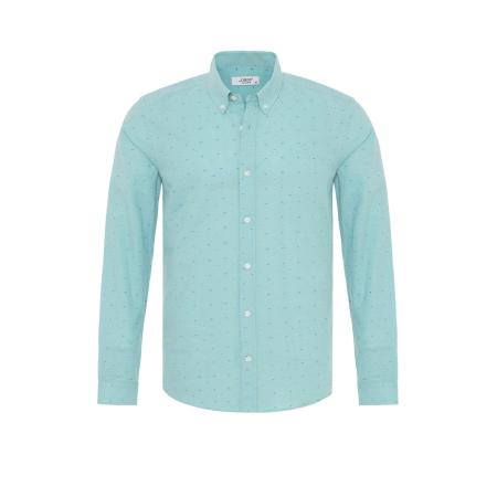 By Diess Collection By Diess Collection Overhemd navy / mintgroen / wit