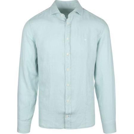 Hackett Overhemd Garment Dyed Groen