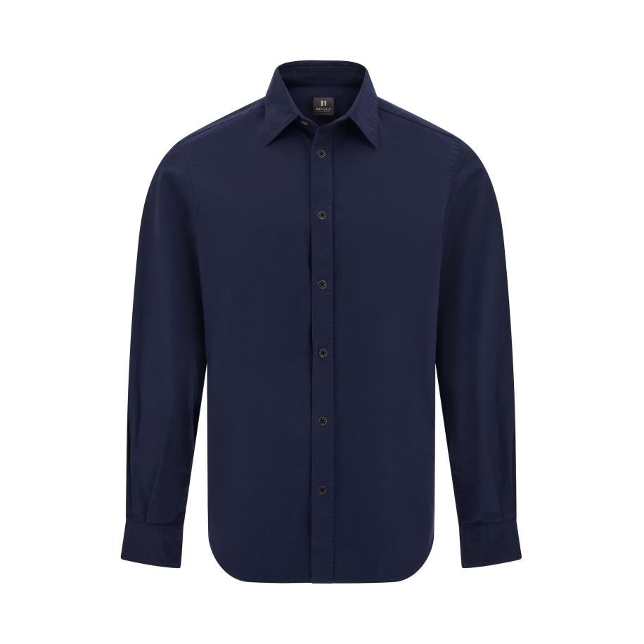 Boggi Milano Boggi Milano Overhemd navy -