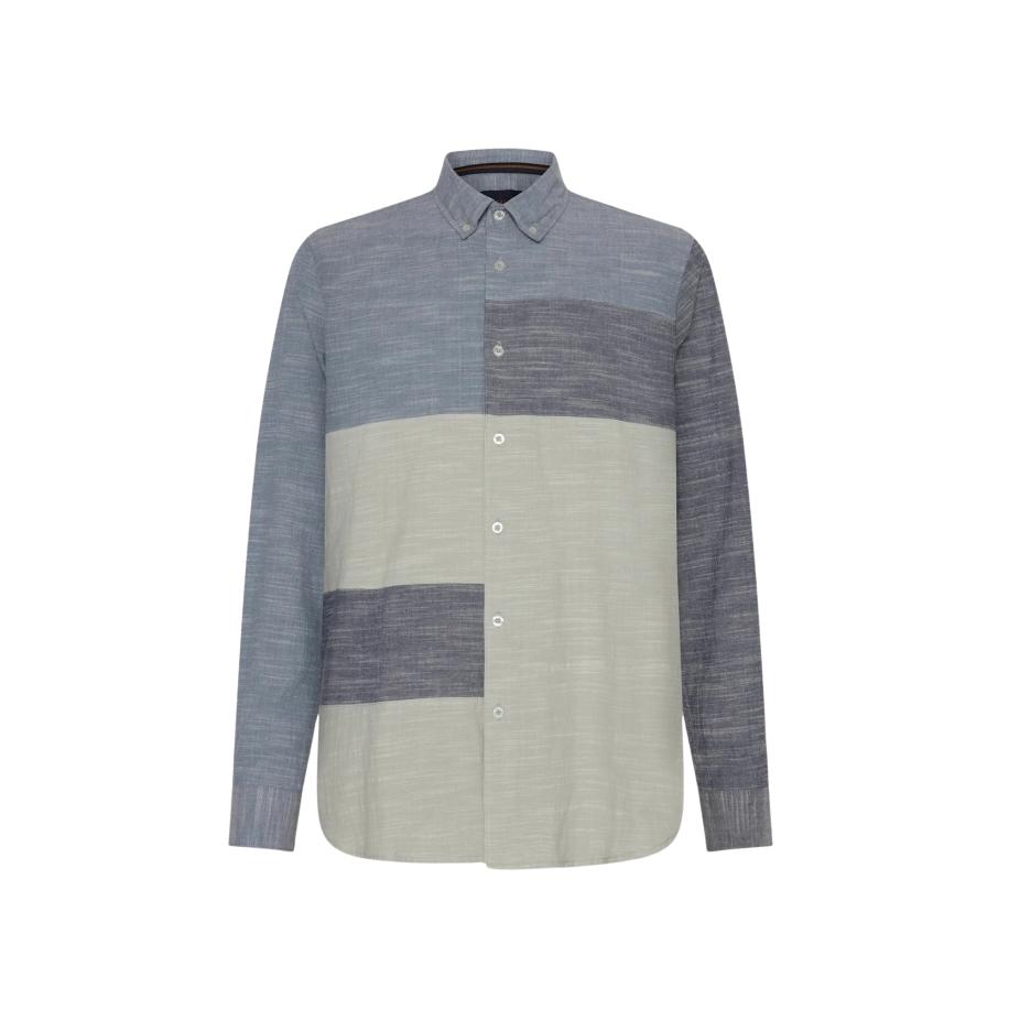 Signal Overhemd Paolo smoky blue / opaal / stone grey Blauw