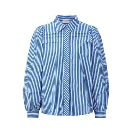 Rich & Royal Rich & Royal Blouse blauw / wit