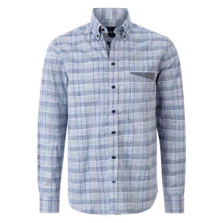 BABISTA Overhemd blauw, Ruit